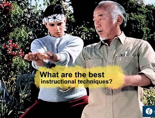 What are the most effective instructional techniques in training?