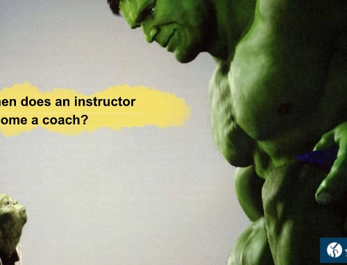 When should trainers give coaching?