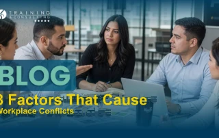 A team of professionals working as a team in a meeting room to solve a problem.