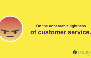 On the unbearable lightness of customer service.