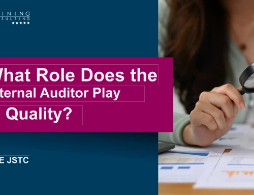 What role does the Internal Auditor play in quality?