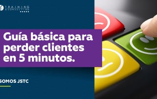 Guía básica para perder clientes en 5 minutos.